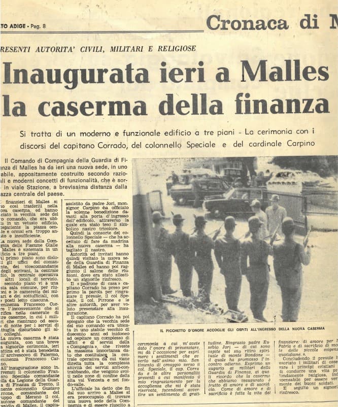 Presseartikel aus der Zeitschrift Alto Adige.